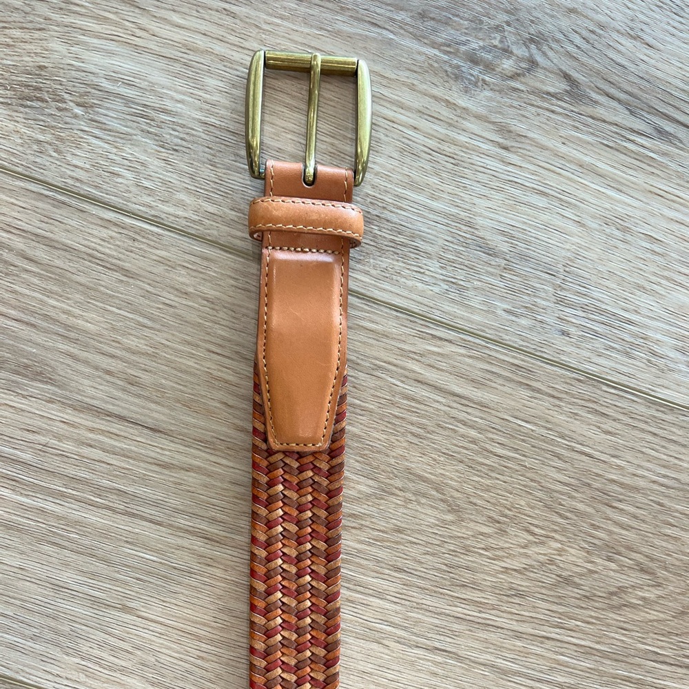 Orvis Men's Brown and Tan Leather Belt - Picture 5 of 5